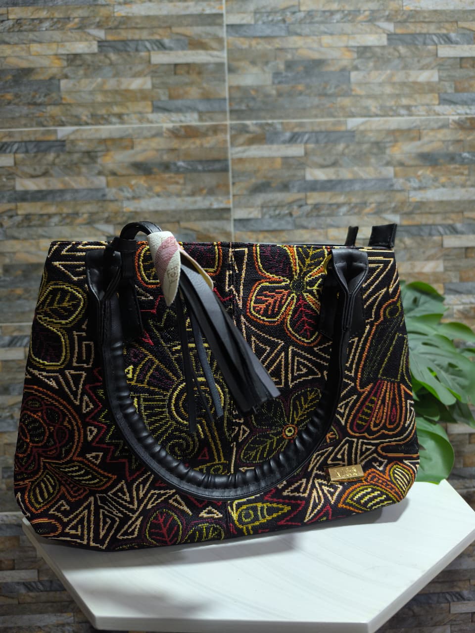 Bolso Tote Jacquard Floral Tonos Cálidos – Marks & Spencer