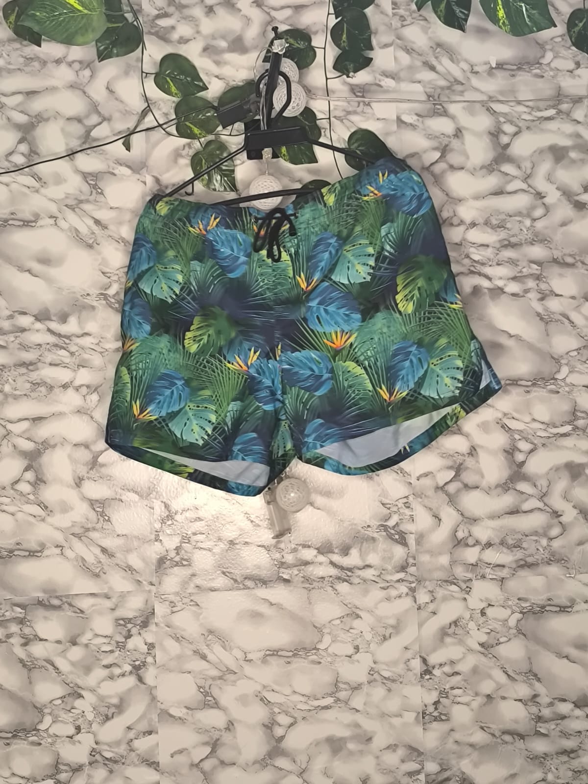 Short Playero Estampado Botánico Tropical Talla 32