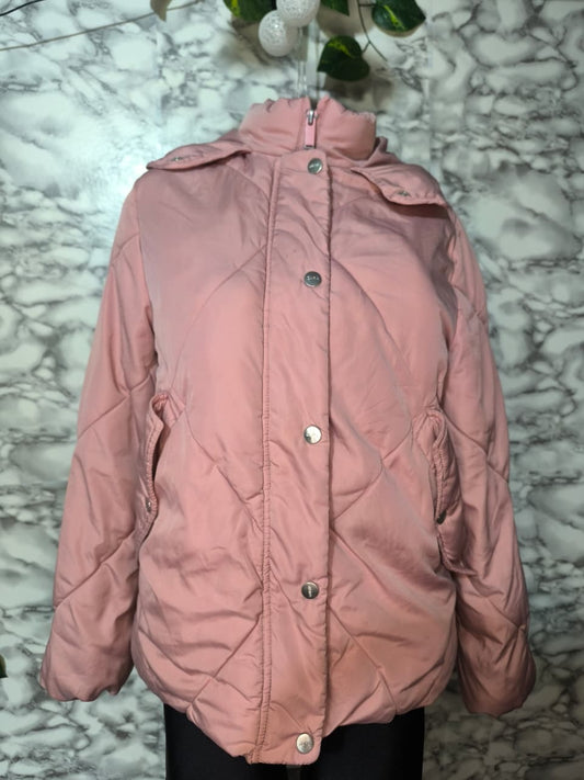 Chaqueta Puffer Térmica Acolchada con Capucha Oculta – Sara