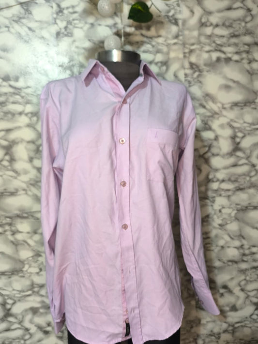 Camisa Formal Clásica en Color Rosa Pastel – Kosta Azul
