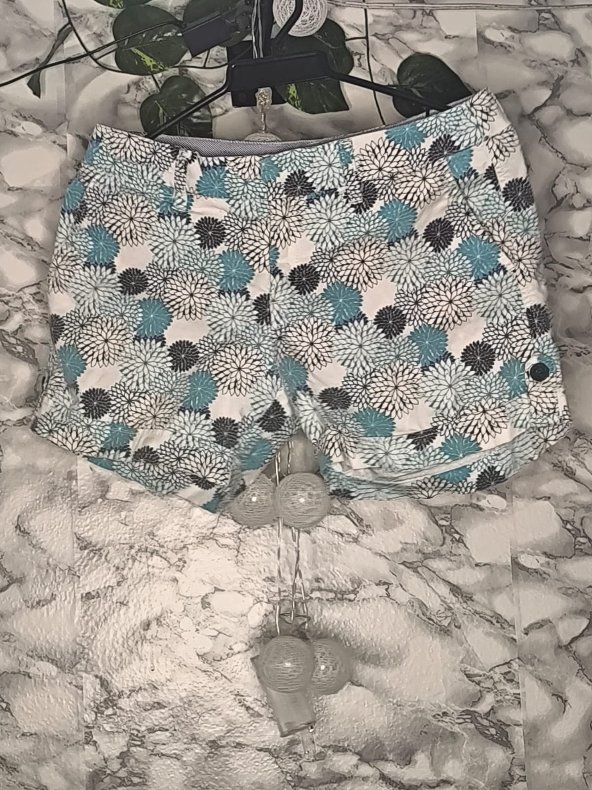 Short Casual Estampado Floral Geométrico – GEF Talla 8