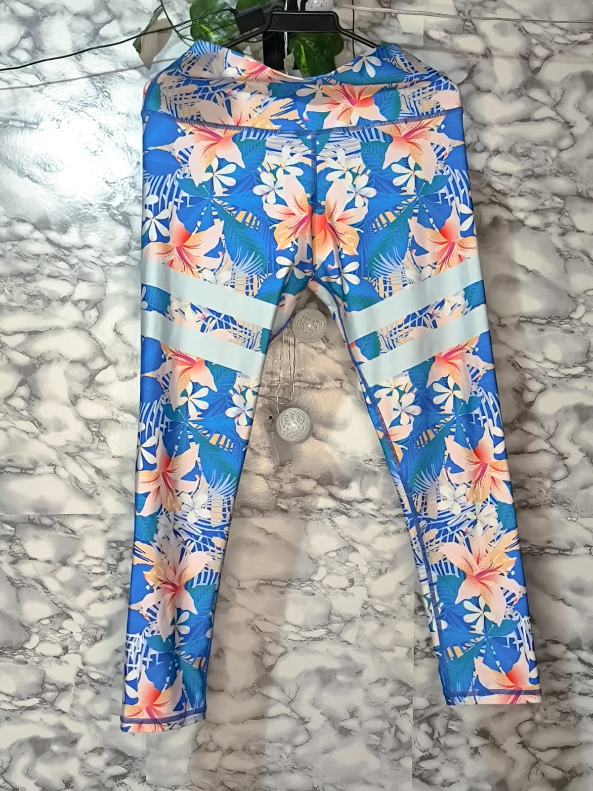 Legging Deportivo Estampado Tropical de Flores – RBJ Leggins